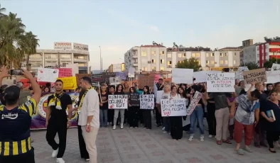 Dalaman’da Kadına Şiddet ve Çocuk İstismarına Karşı Tepki Yürüyüşü